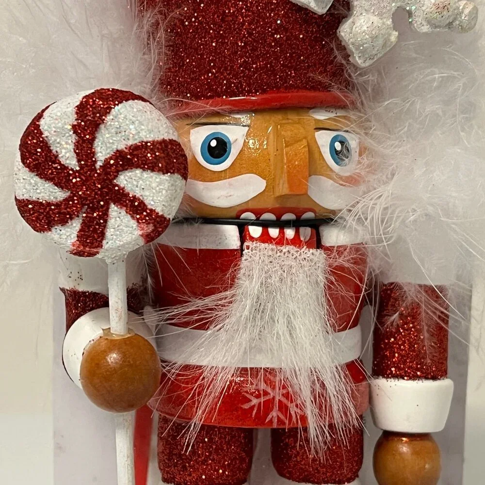 Kurt Adler Short Bucket Hat Soldier Wooden Hollywood Christmas Nutcracker 7 1/2